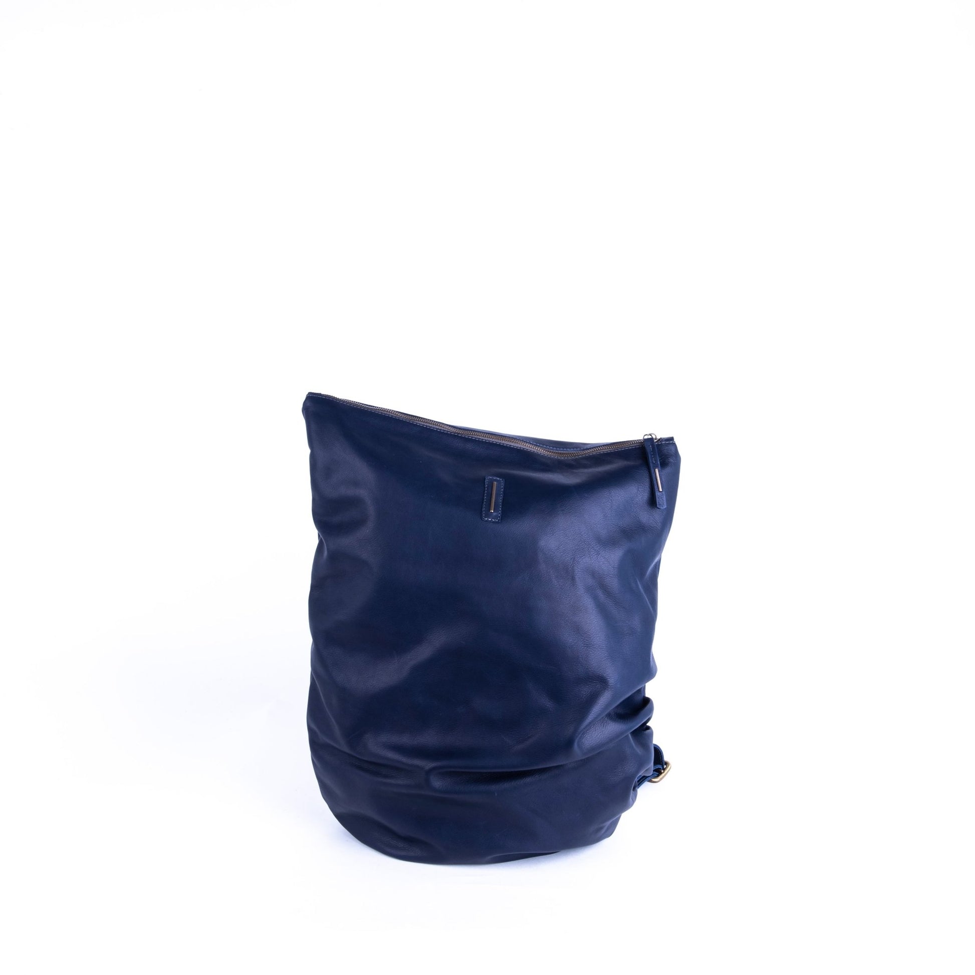 Rumi mousse navy - zaino in pelle blu - Marta Ray