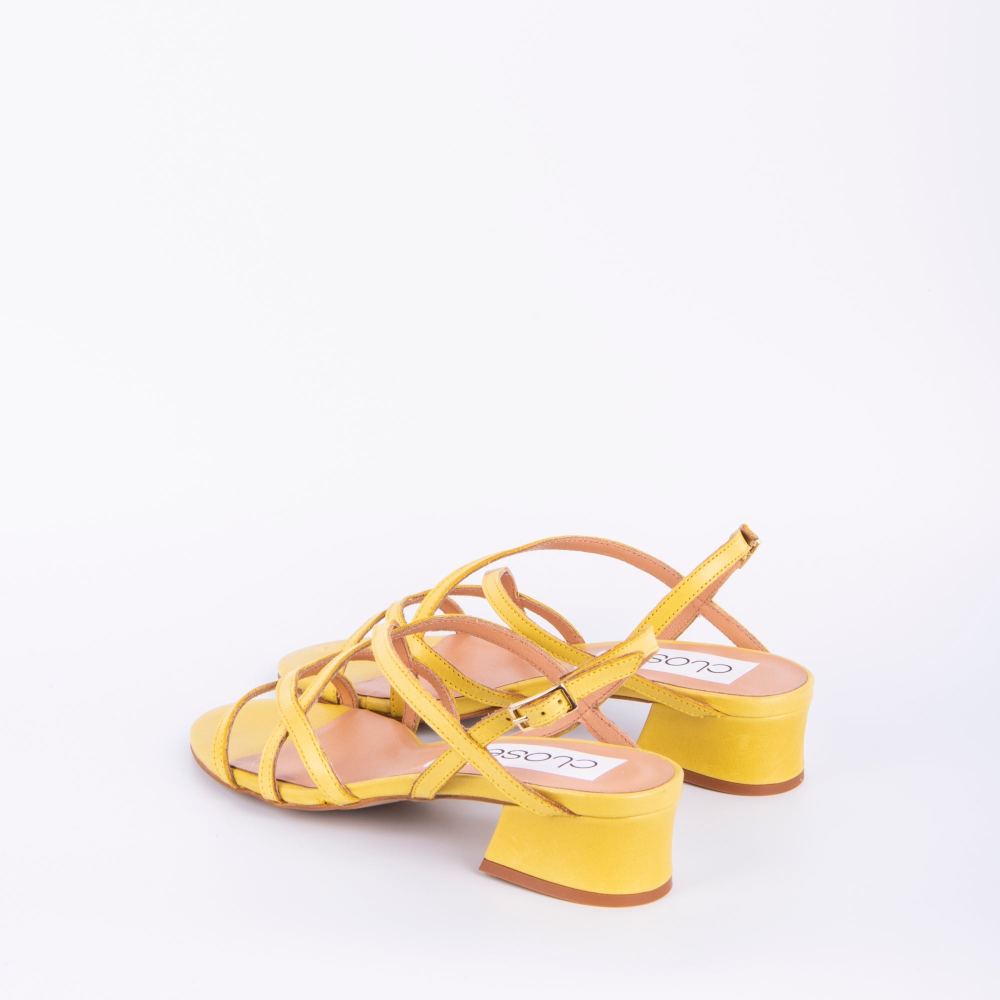 Sabrina savage lime - sandalo intrecciato in pelle verde - Marta Ray