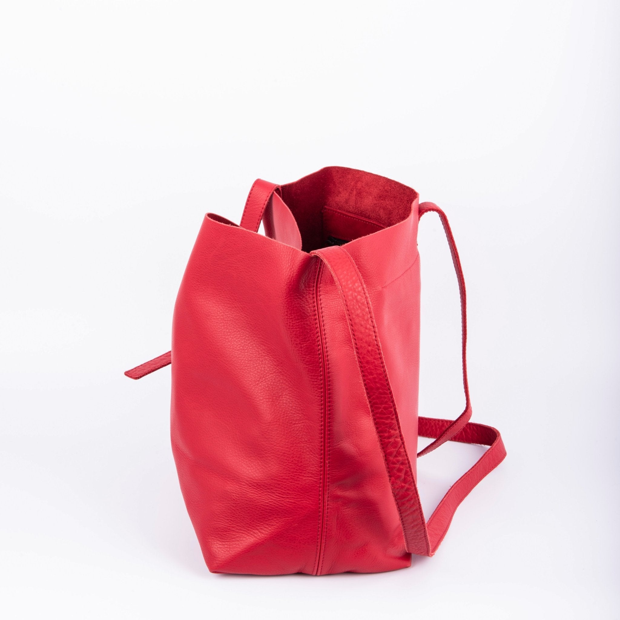 Sam amalfi rosso - borsa a tracolla in pelle rossa - Marta Ray