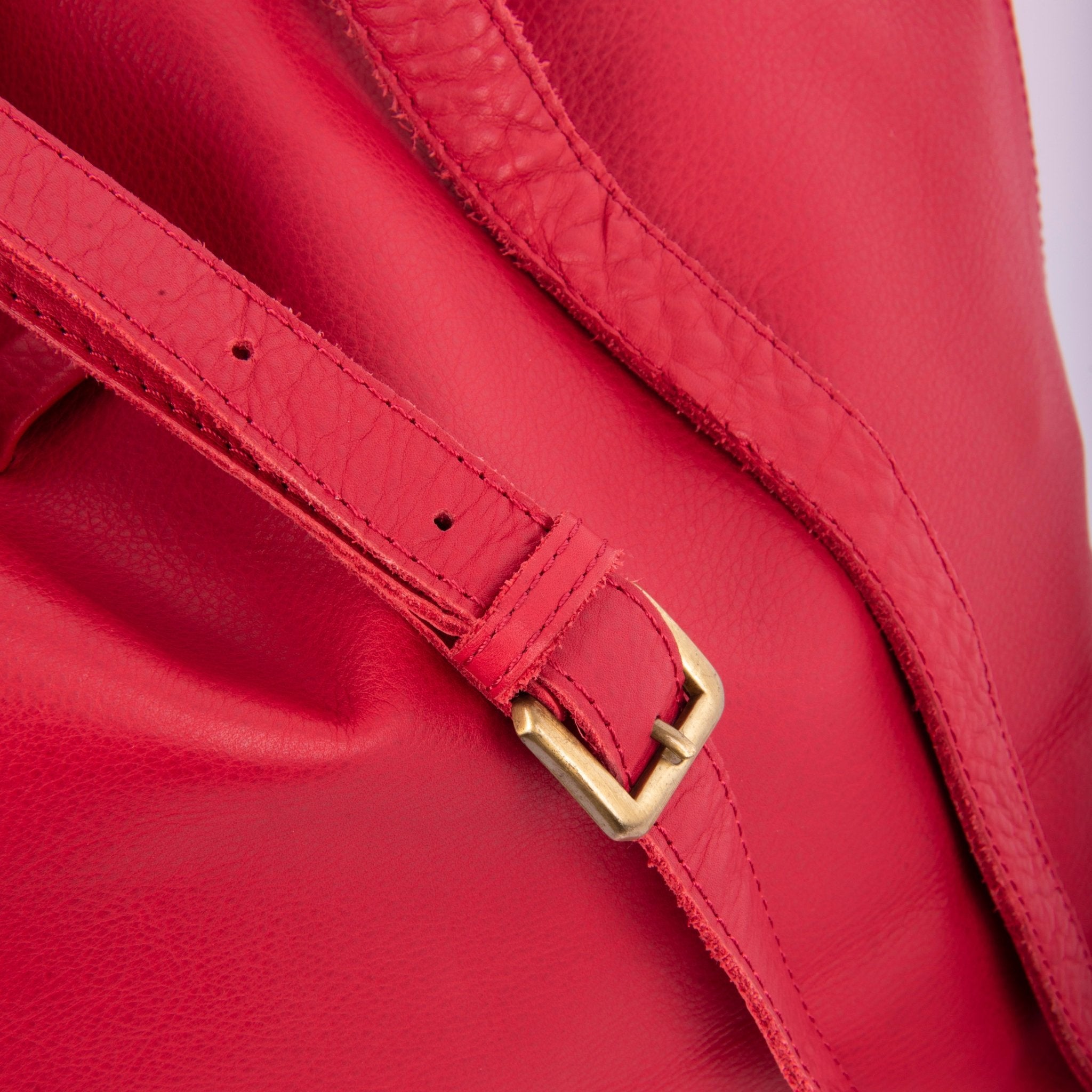 Sam amalfi rosso - borsa a tracolla in pelle rossa - Marta Ray