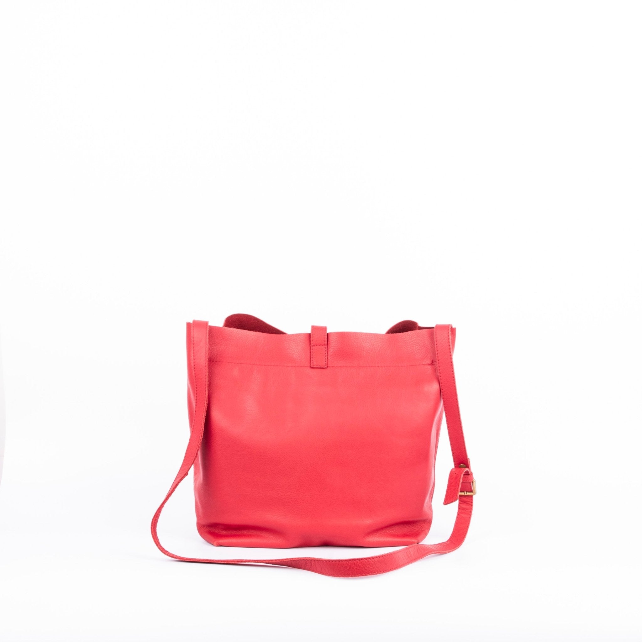 Sam amalfi rosso - borsa a tracolla in pelle rossa - Marta Ray