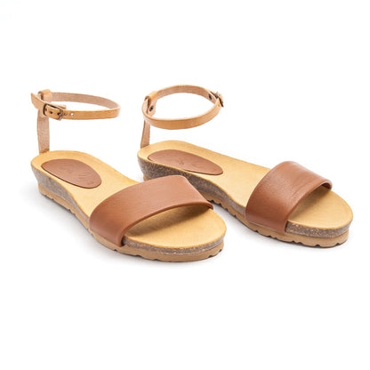 Sandalo otto mousse cuoio - Marta Ray