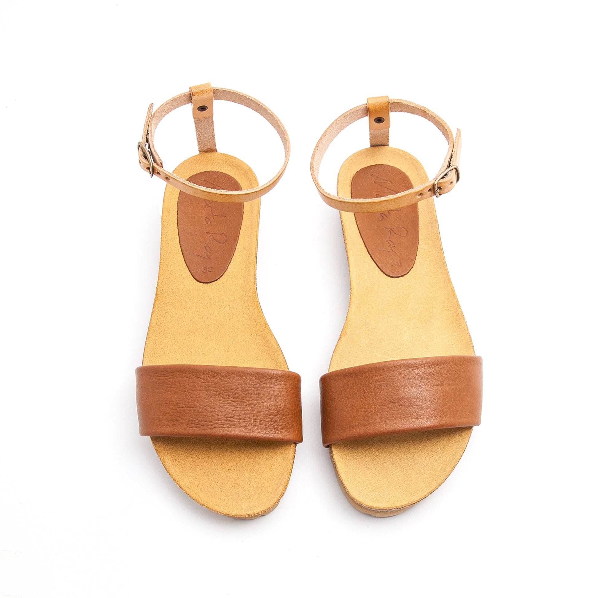 Sandalo otto mousse cuoio - Marta Ray