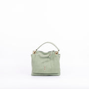 Sandy long beach edera - borsa a tracolla piccola in pelle verde - Marta Ray