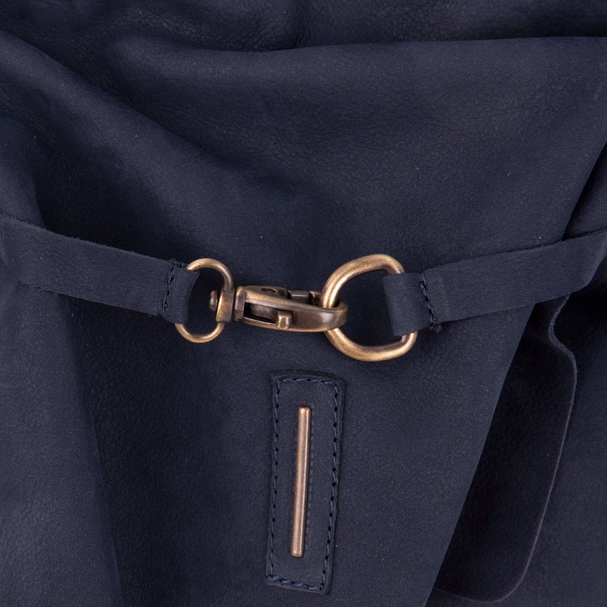 Sandy long beach navy - borsa a tracolla piccola in pelle blu - Marta Ray