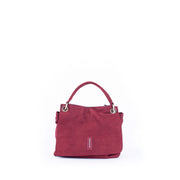 Sandy long beach rubino - borsa a tracolla piccola in pelle rossa - Marta Ray
