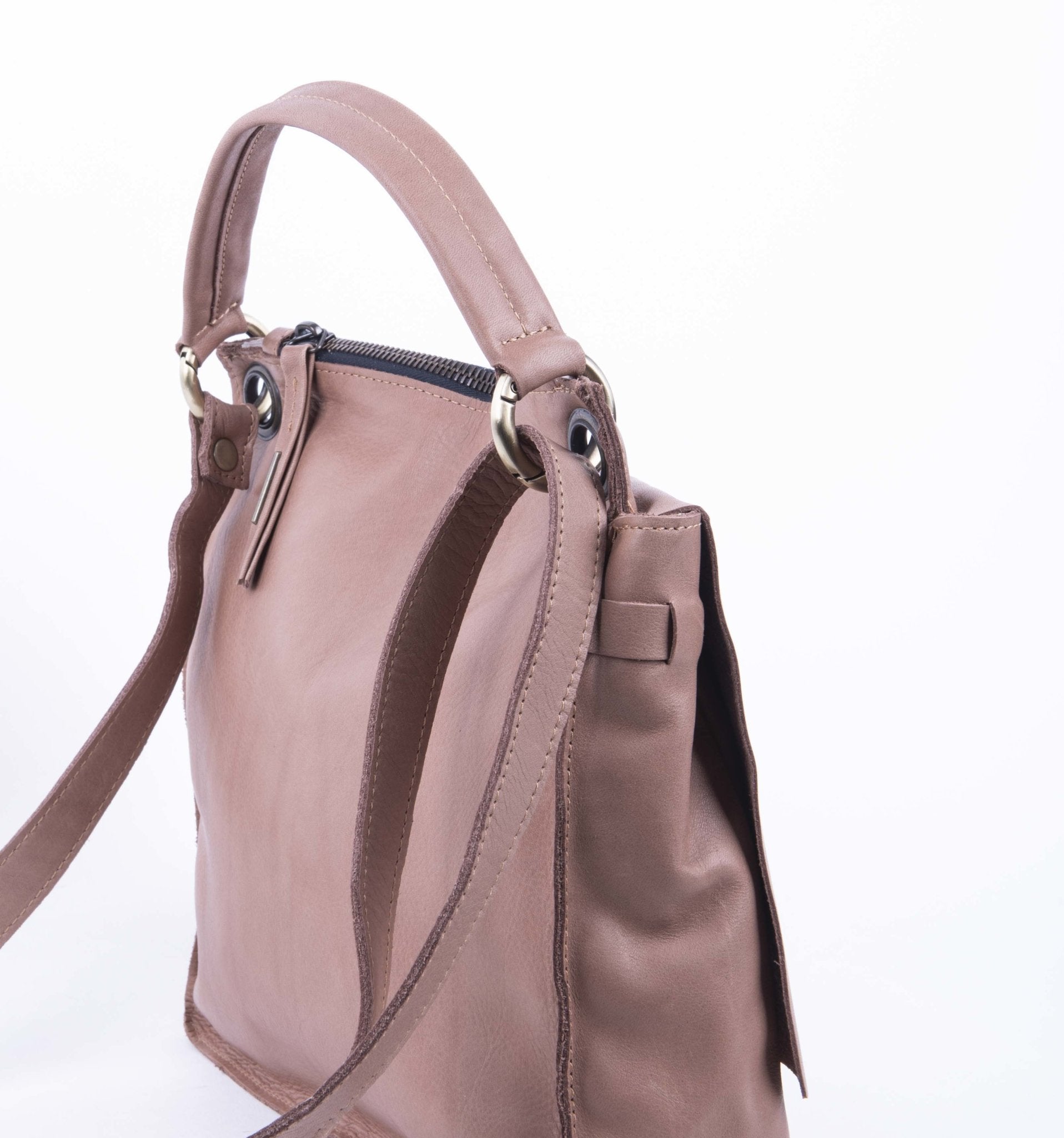 Sandy mousse cammeo - borsa a tracolla piccola in pelle rosa - Marta Ray