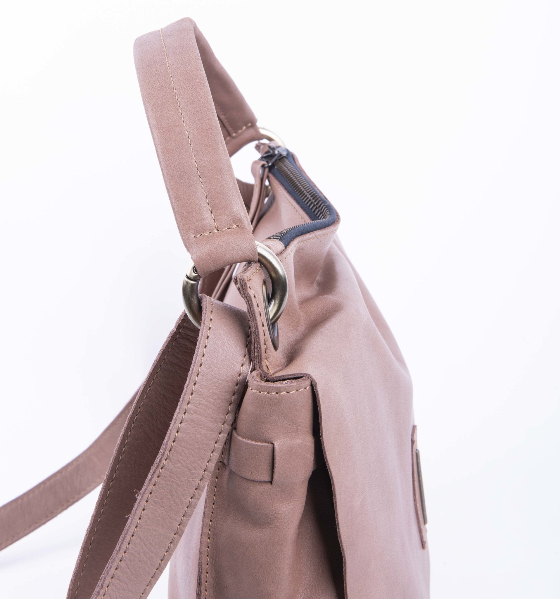 Sandy mousse cammeo - borsa a tracolla piccola in pelle rosa - Marta Ray