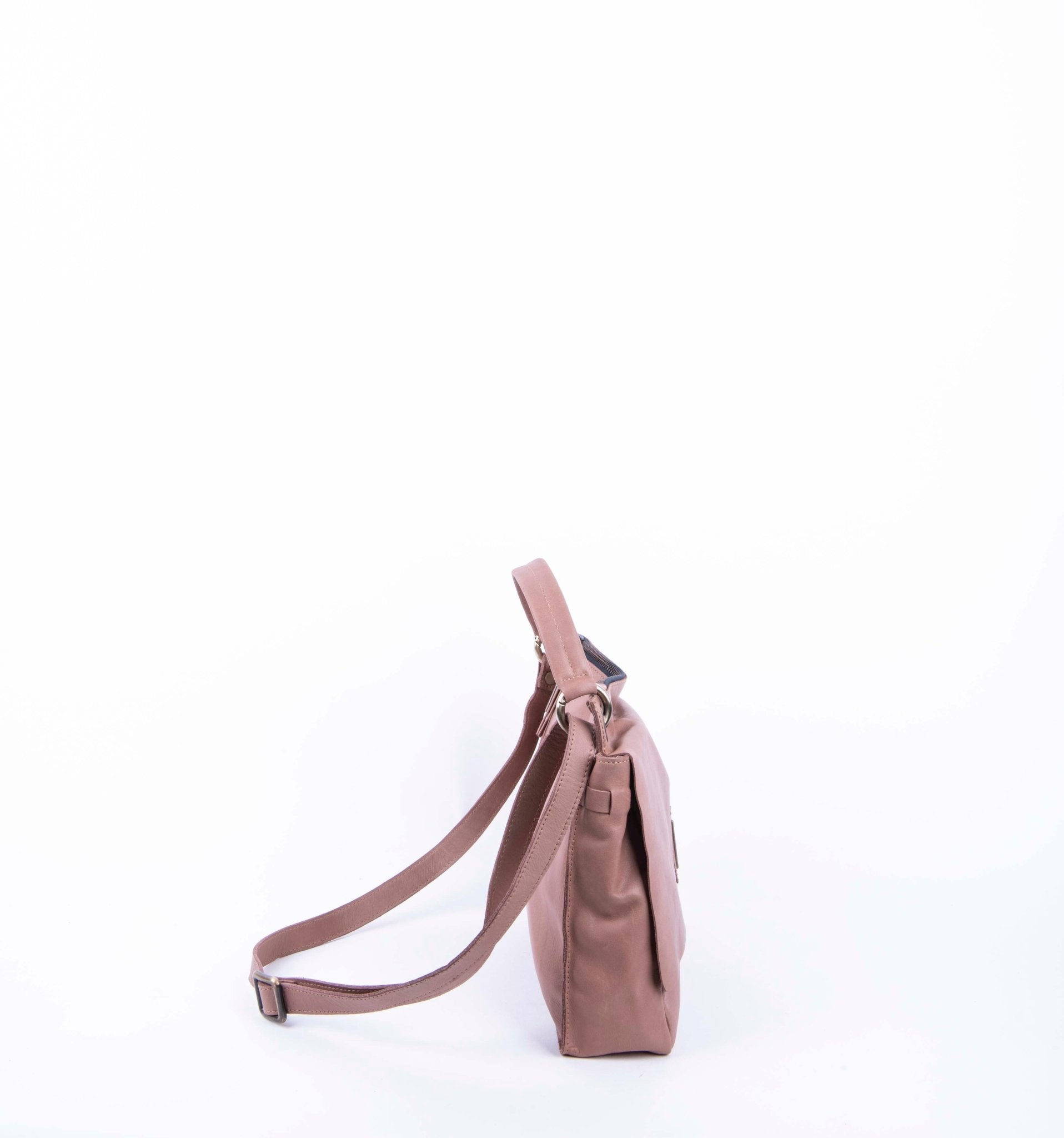 Sandy mousse cammeo - borsa a tracolla piccola in pelle rosa - Marta Ray