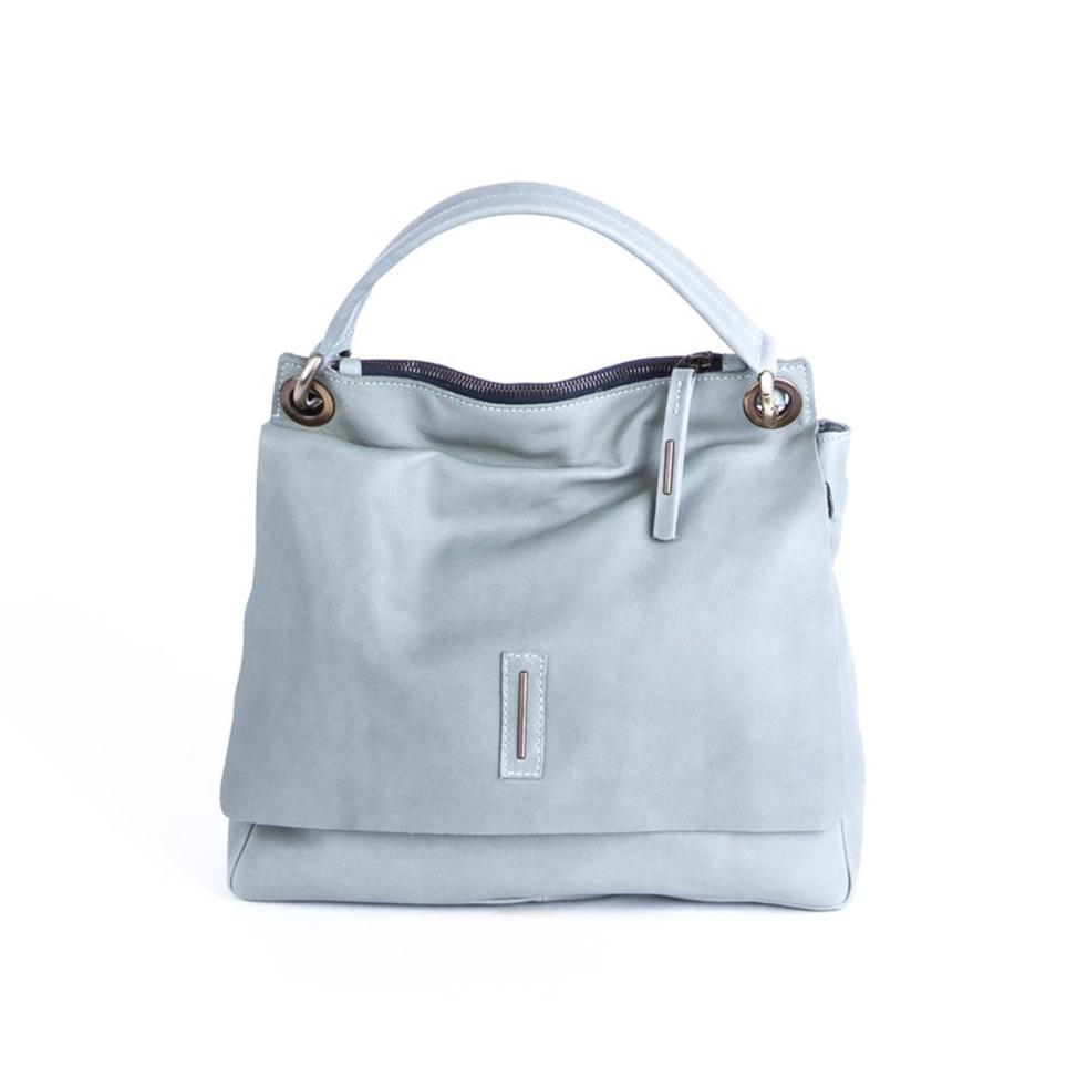 Sandy mousse edera - borsa a tracolla piccola in pelle verde - Marta Ray