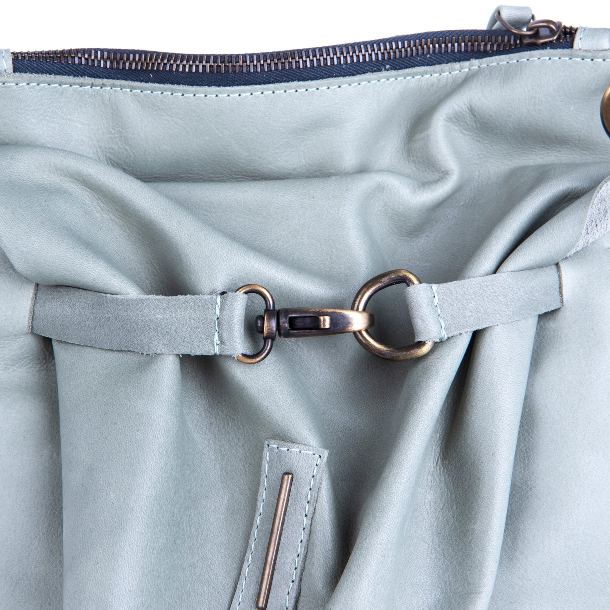 Sandy mousse edera - borsa a tracolla piccola in pelle verde - Marta Ray
