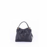 Sandy mousse nero - borsa a tracolla piccola in pelle nera - Marta Ray