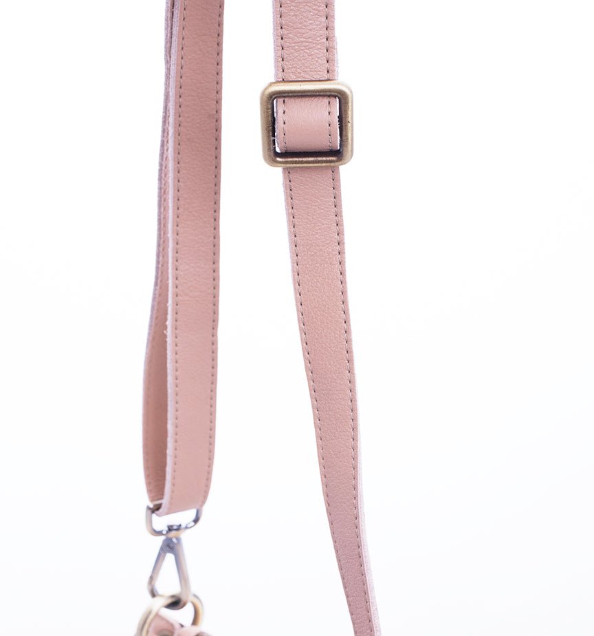 Sandy mousse nocciola - borsa a tracolla piccola in pelle beige - Marta Ray