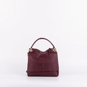 Sandy new york rubino - borsa a tracolla piccola in pelle bordo - Marta Ray