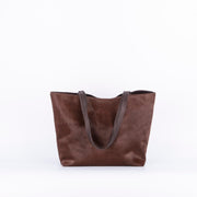 Sansa cavallino cioccolato - shopper grande a spalla in pelle marrone - Marta Ray