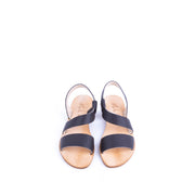 Doppo bull tdm - dark brown leather low sandal