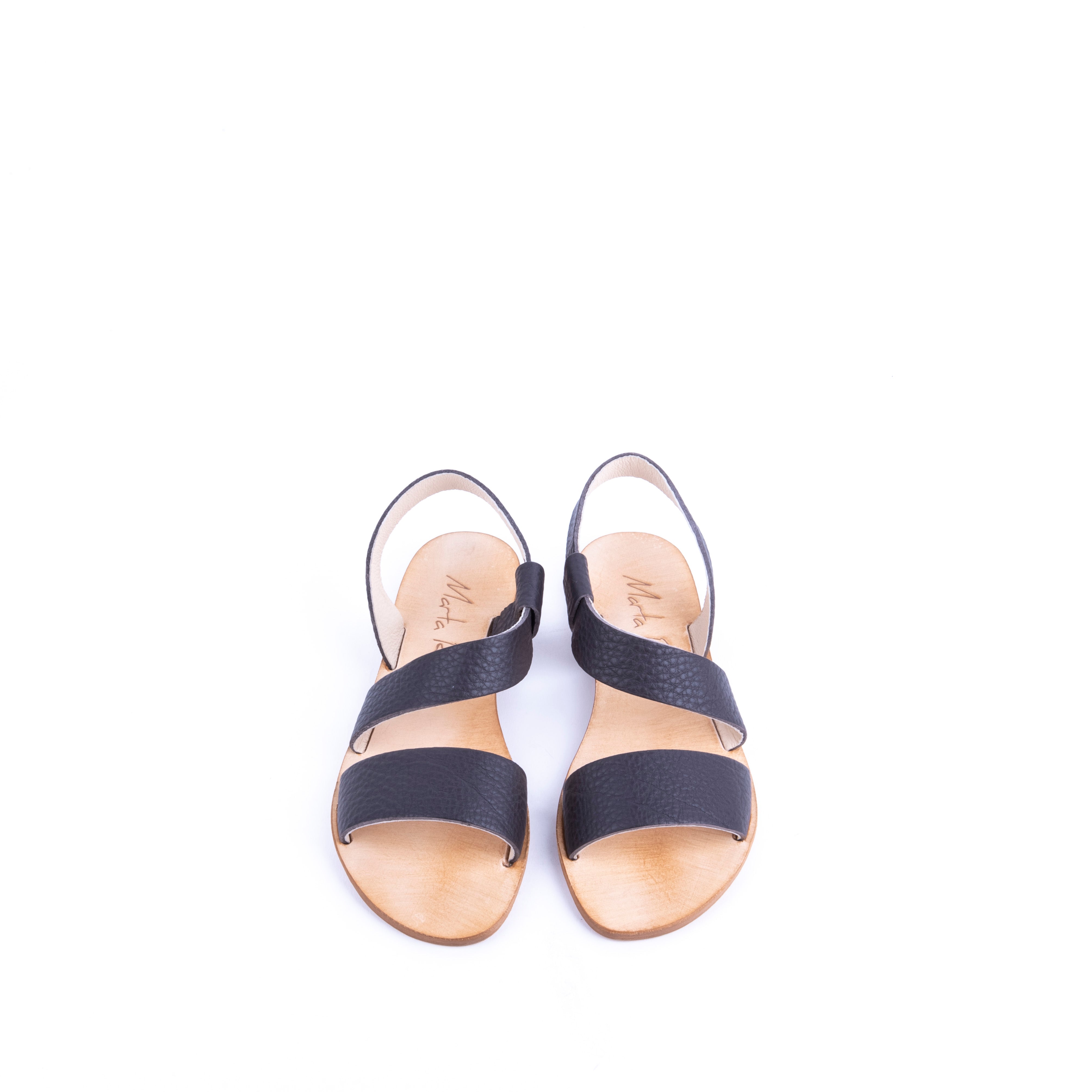 Doppo bull tdm - dark brown leather low sandal