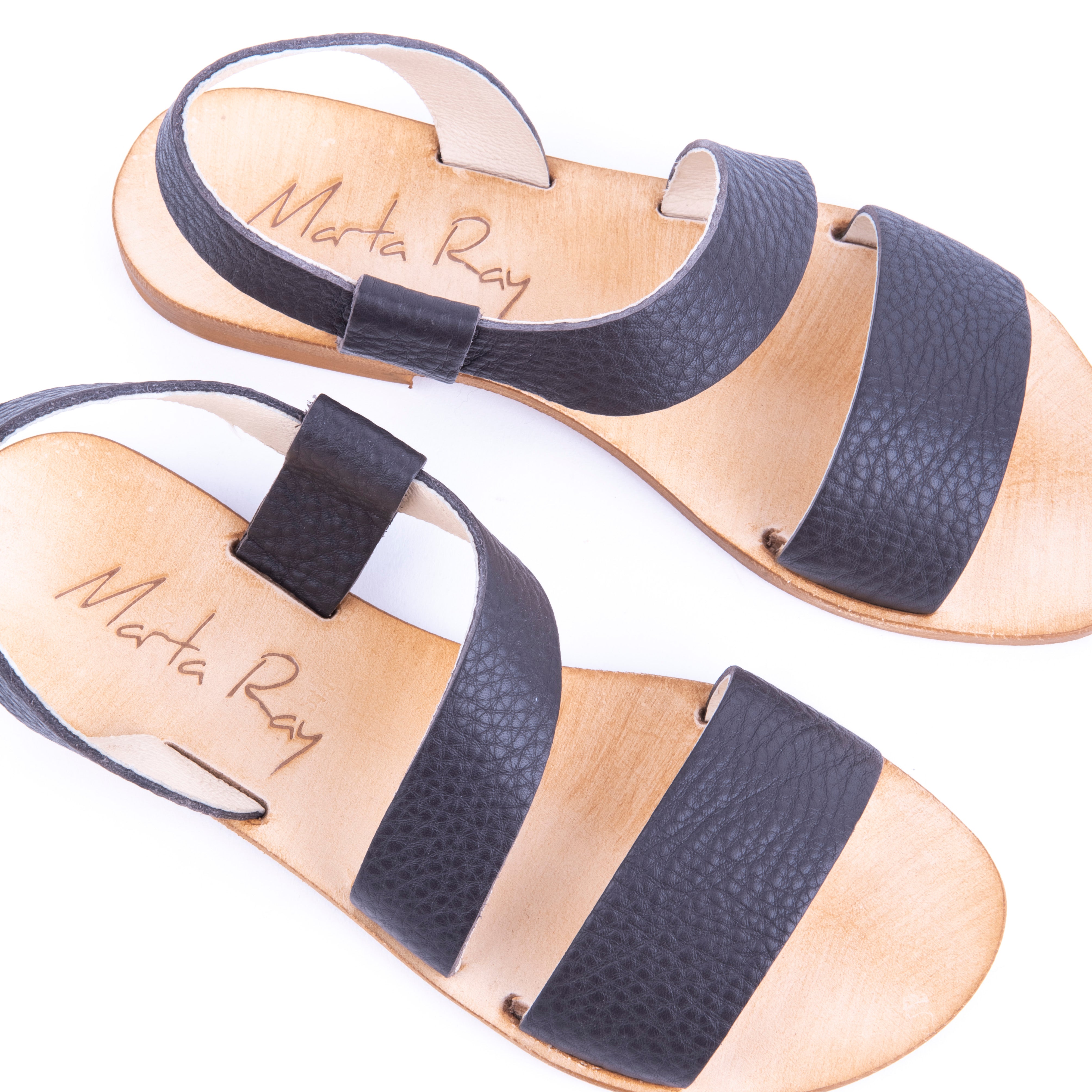 Doppo bull tdm - dark brown leather low sandal