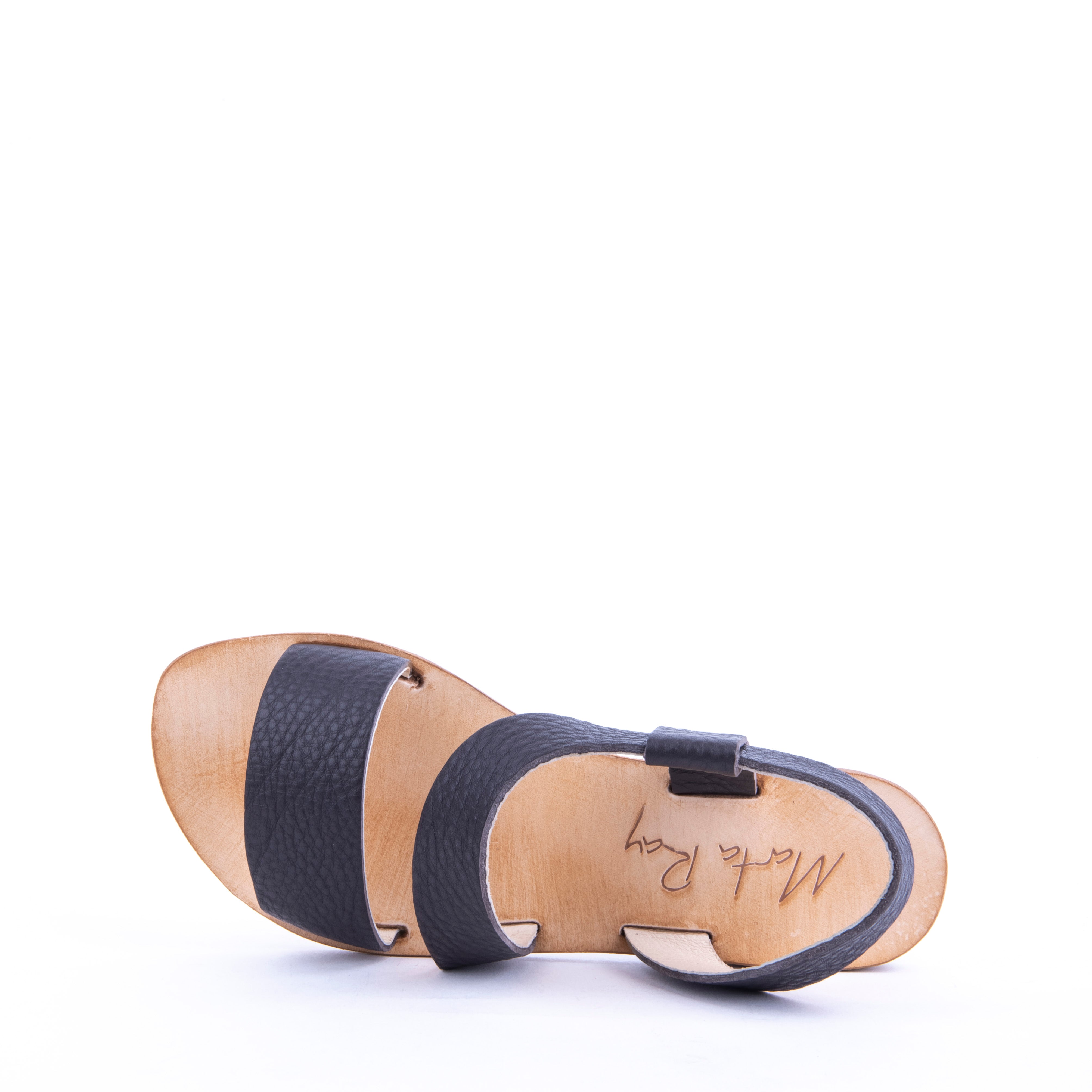 Doppo bull tdm - dark brown leather low sandal