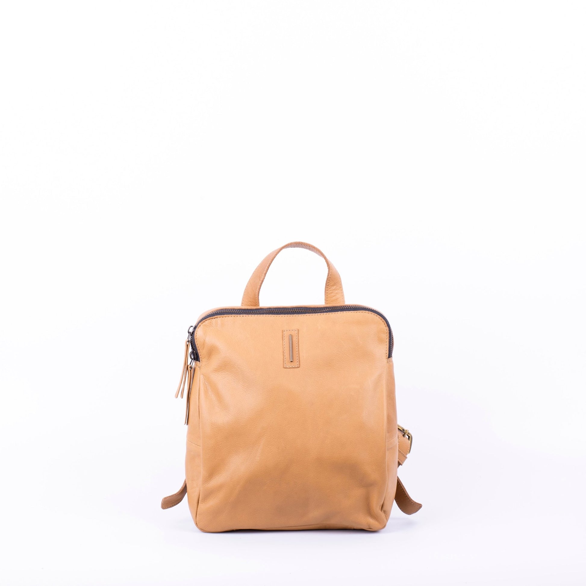 Seiko mousse camel - zaino medio in pelle color camel naturale - Marta Ray