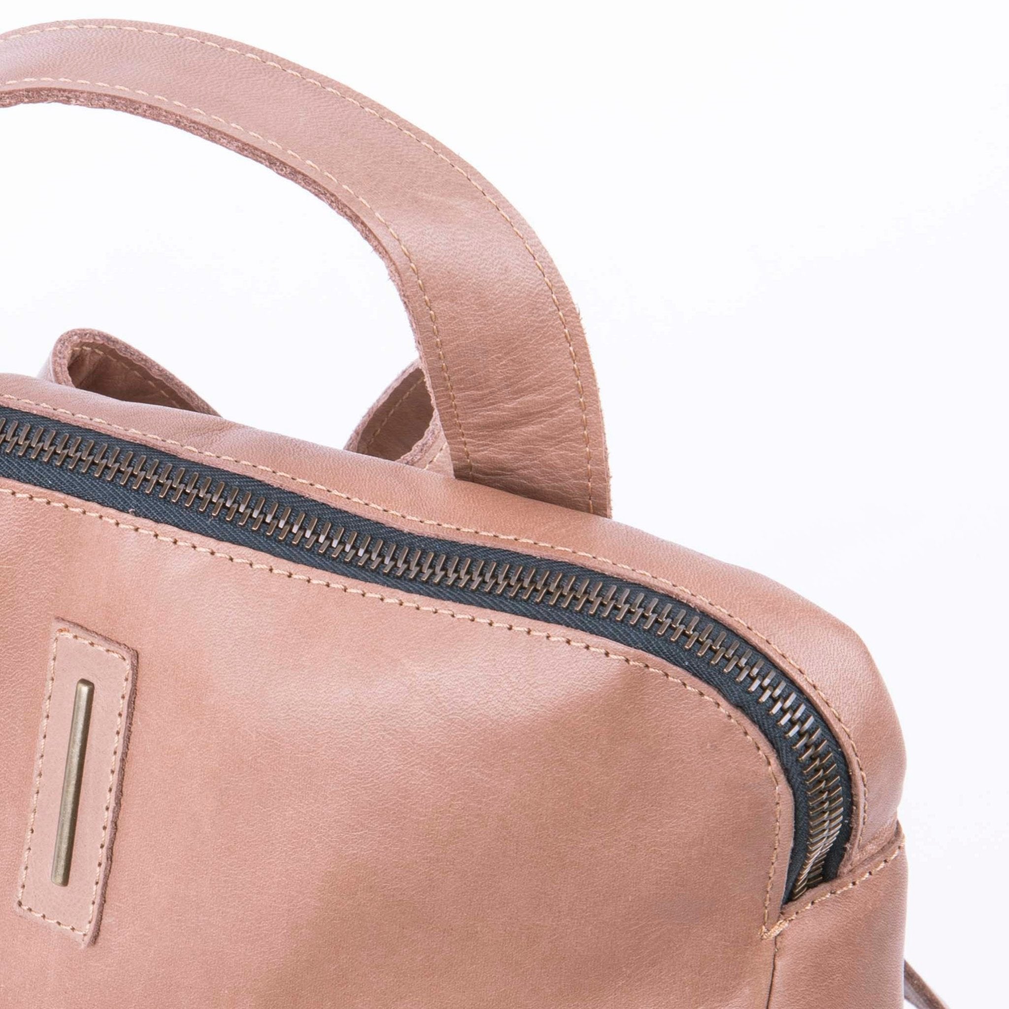 Seiko mousse cammeo - zaino medio in pelle rosa - Marta Ray
