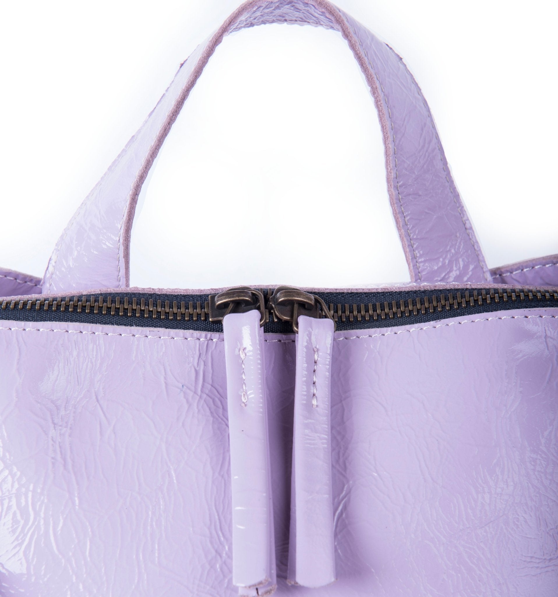 Seiko naplak wisteria medium light purple leather backpack