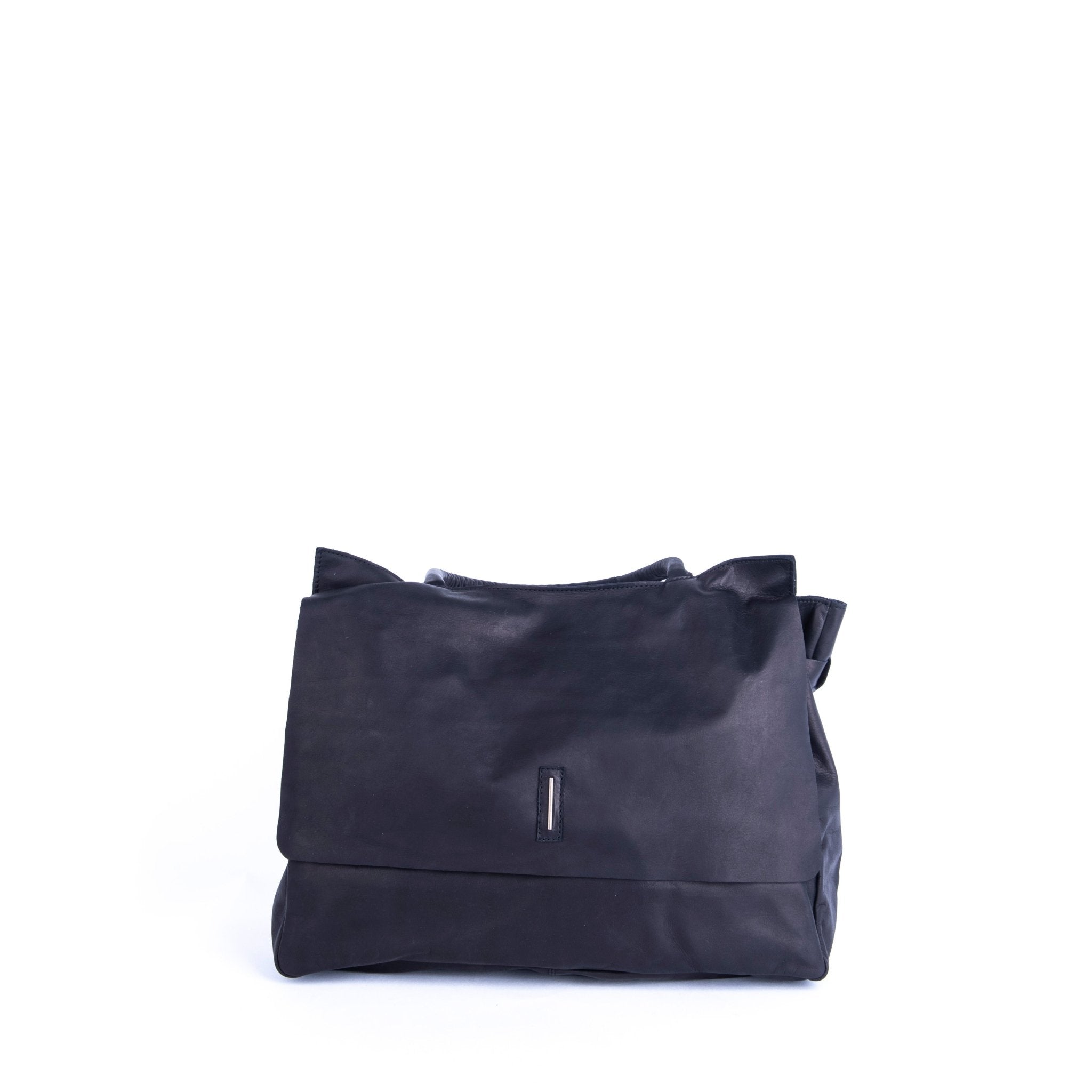 Selma cerato nero - borsa a tracolla in pelle nera - Marta Ray
