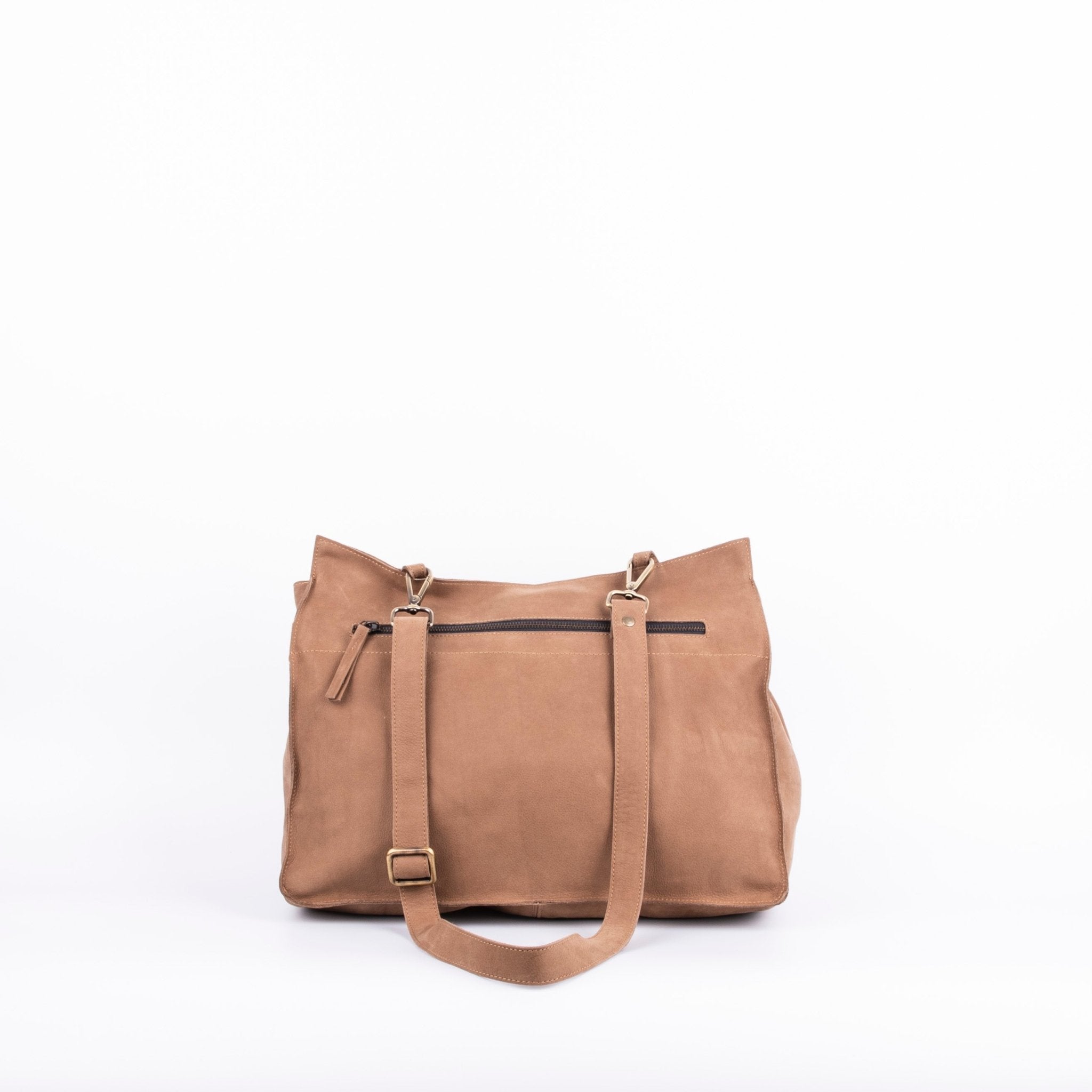 Selma long beach fango - borsa a tracolla in pelle beige - Marta Ray