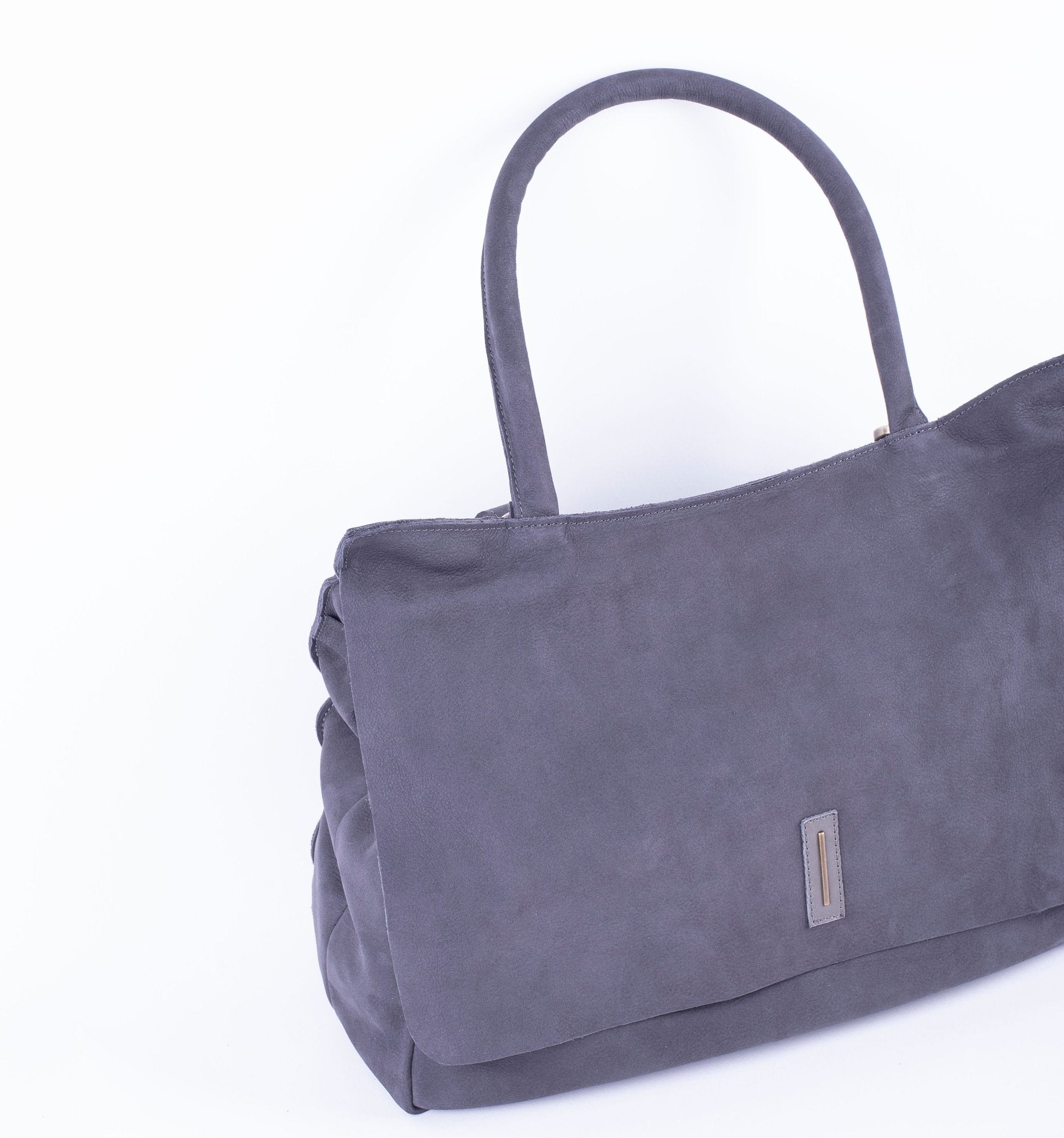 Selma long beach fumo - borsa a tracolla in pelle grigio - Marta Ray