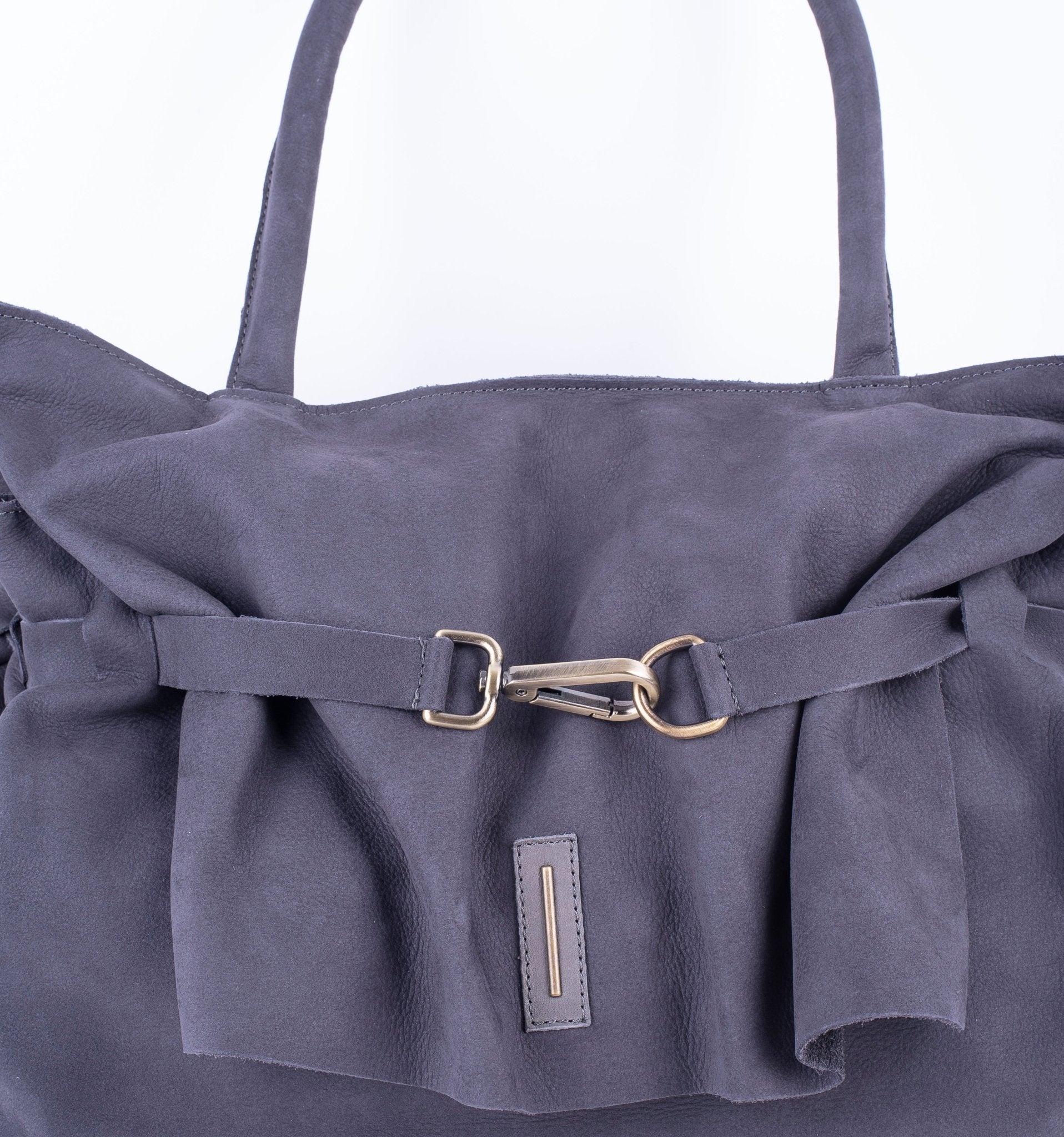 Selma long beach fumo - borsa a tracolla in pelle grigio - Marta Ray