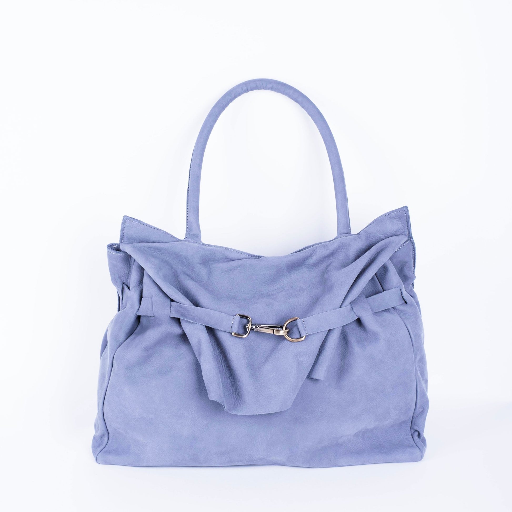 Selma long beach inky blue - borsa a tracolla in pelle grigio - Marta Ray