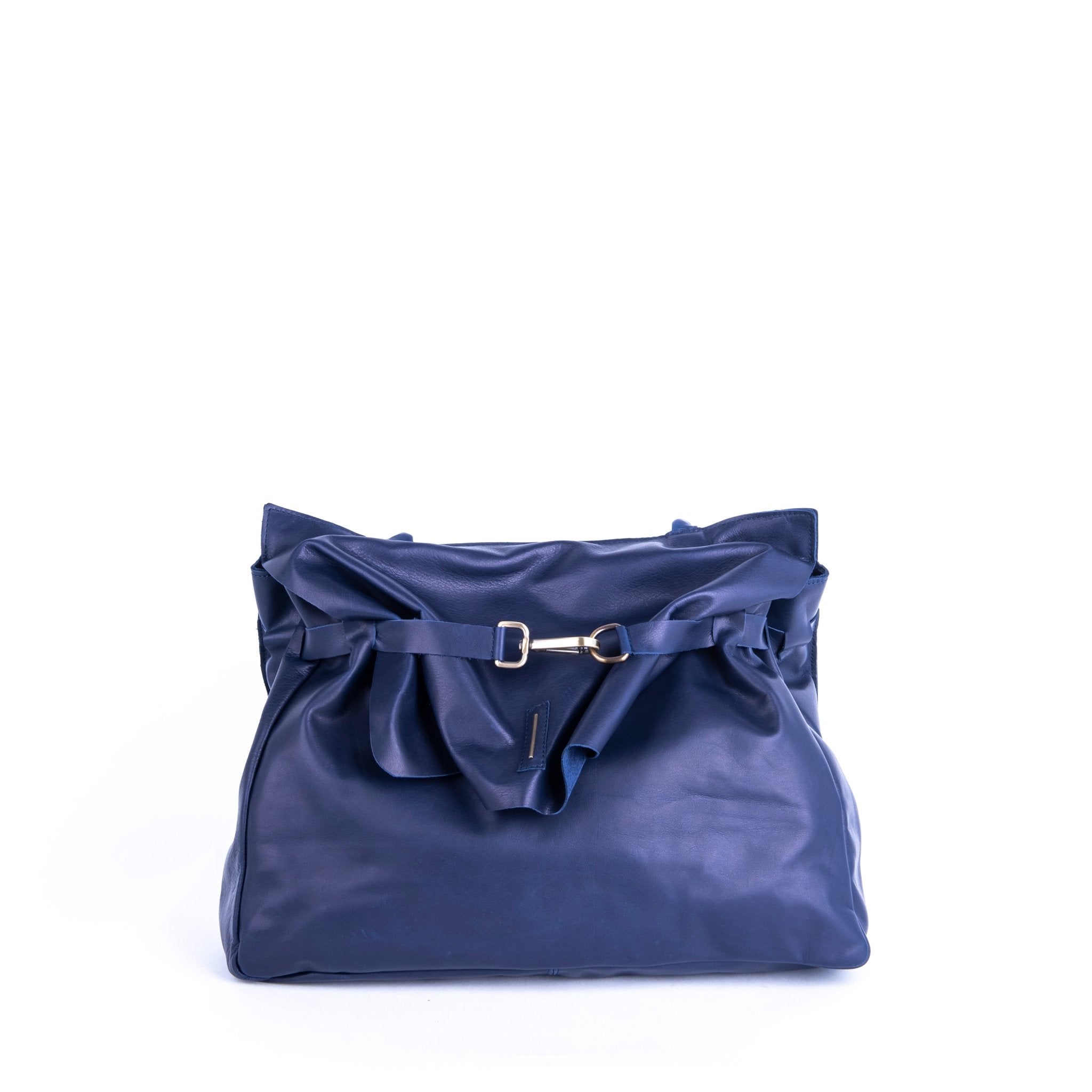 Selma mousse navy - borsa a tracolla in pelle blue - Marta Ray