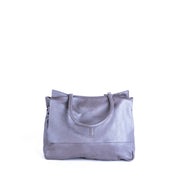 Selma mousse perlato smog silver - borsa a tracolla in pelle grigia - Marta Ray