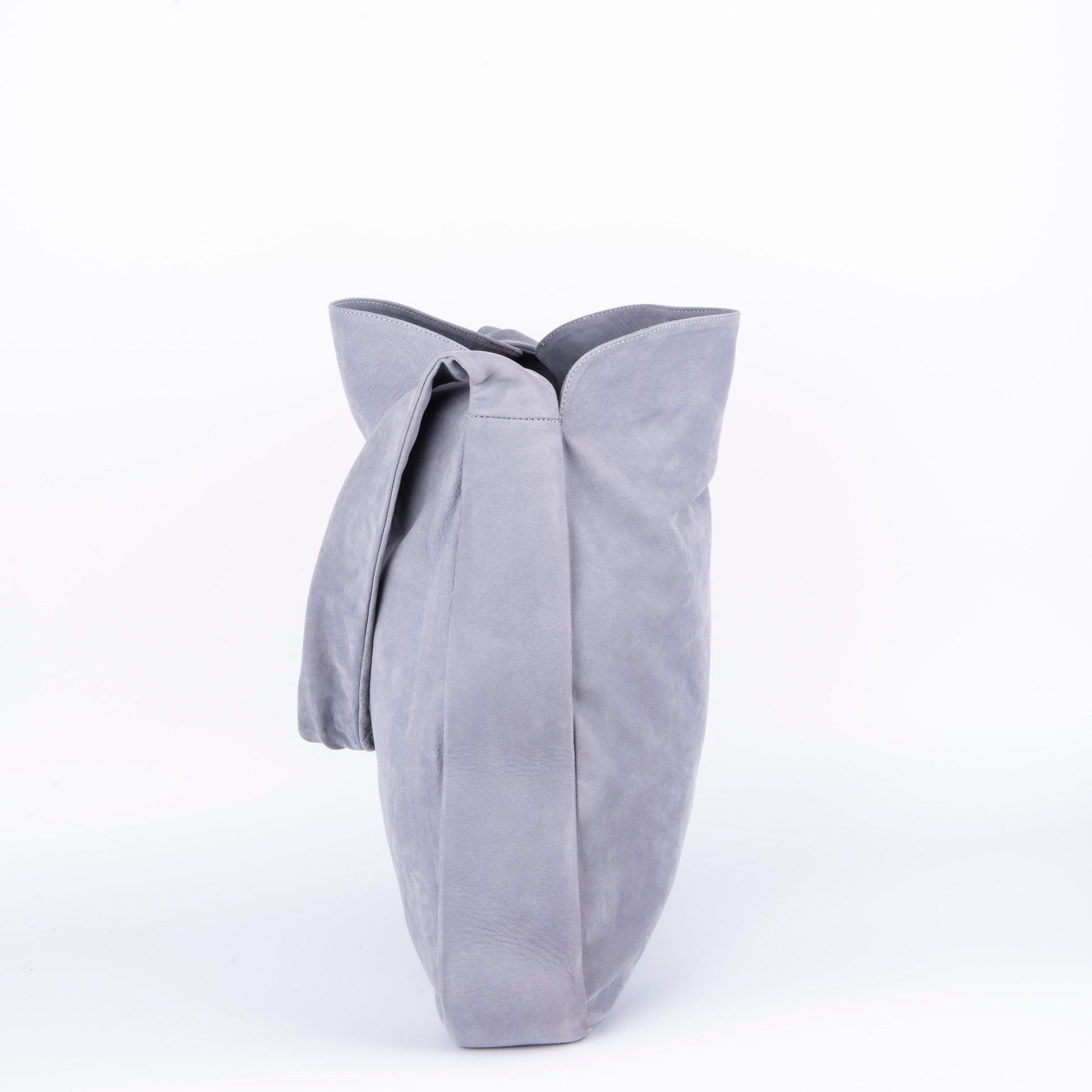 Serena long beach inky blue - borsa in pelle grigio - Marta Ray
