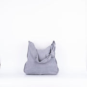 Serena long beach inky blue - borsa in pelle grigio - Marta Ray