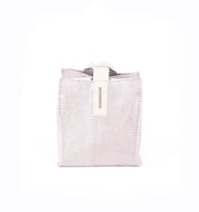 Sibilla alteyus+ vernice seapearl - borsa make-up in pelle bianca - Marta Ray