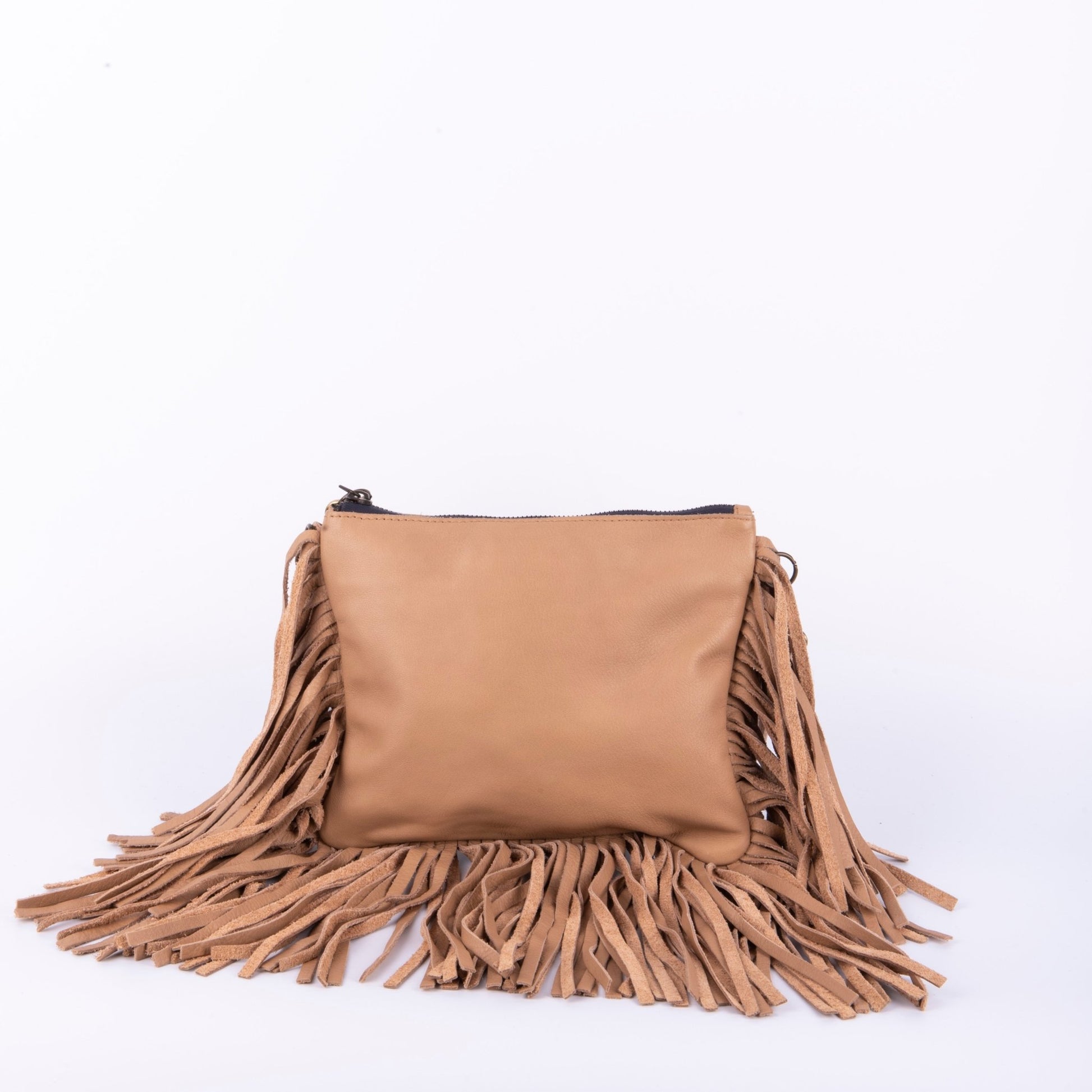 Sissy mousse nocciola - pochette a tracolla in pelle beige - Marta Ray
