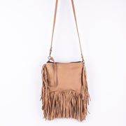 Sissy mousse nocciola - pochette a tracolla in pelle beige - Marta Ray