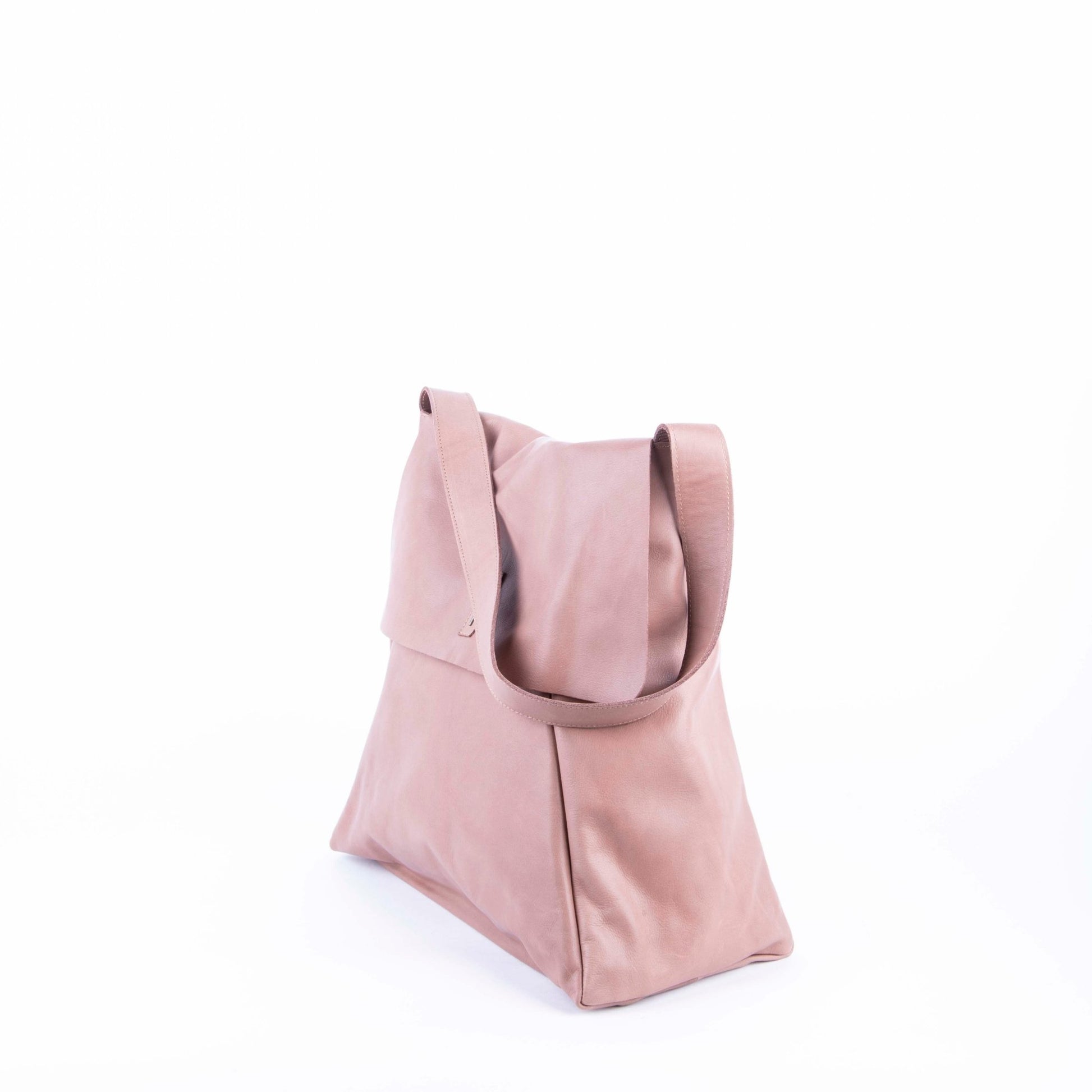 Stella mousse cammeo - borsa shopping in pelle rosa - Marta Ray