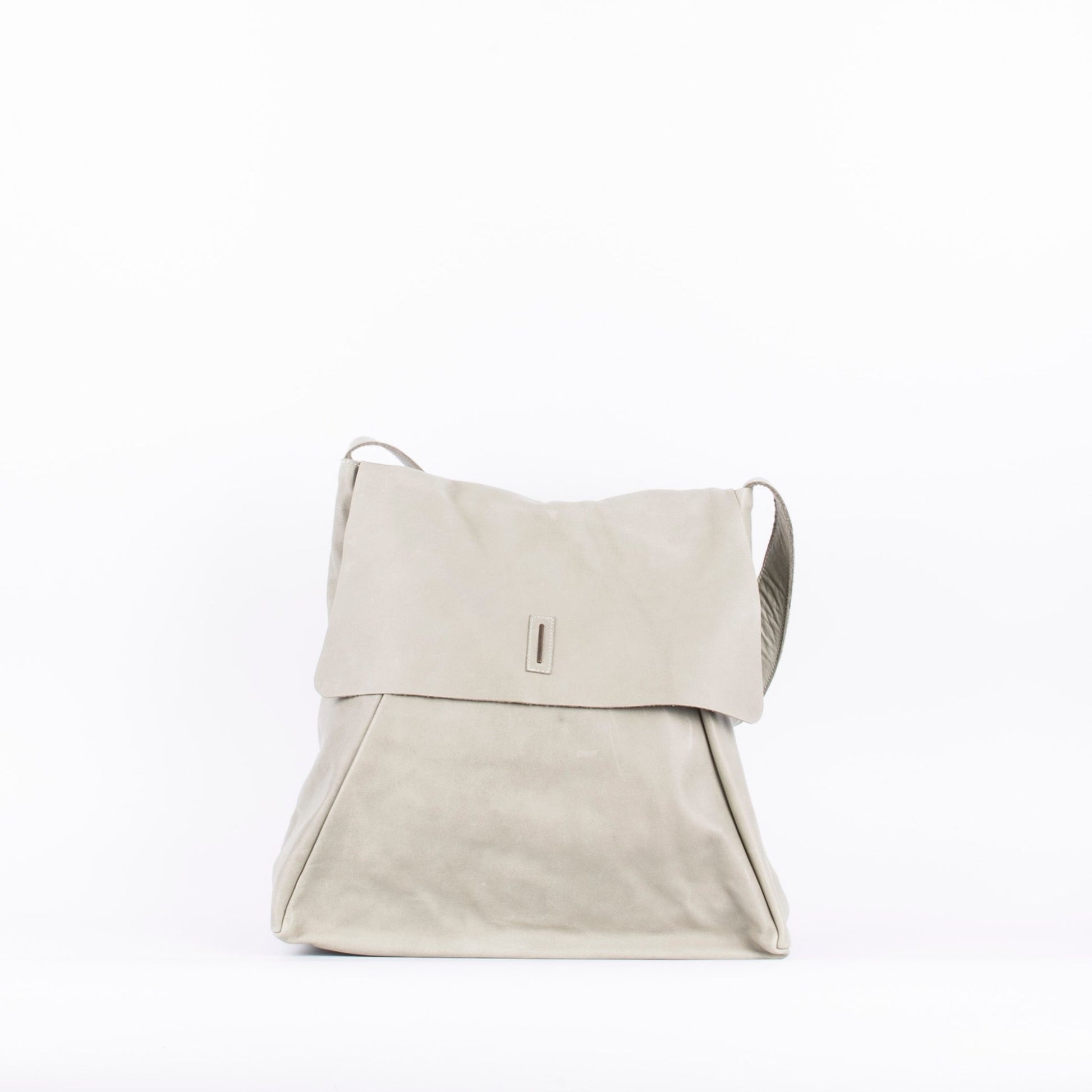 Stella mousse edera - borsa in spalla in pelle verde - Marta Ray