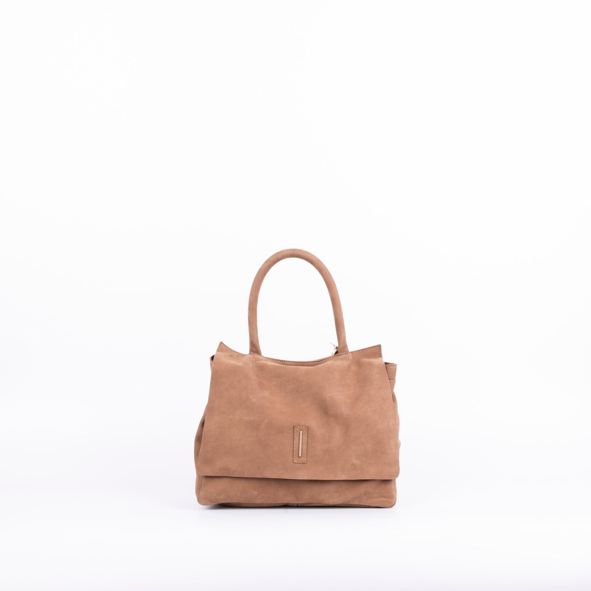 Sue long beach fango - borsa piccola a tracolla in pelle beige - Marta Ray