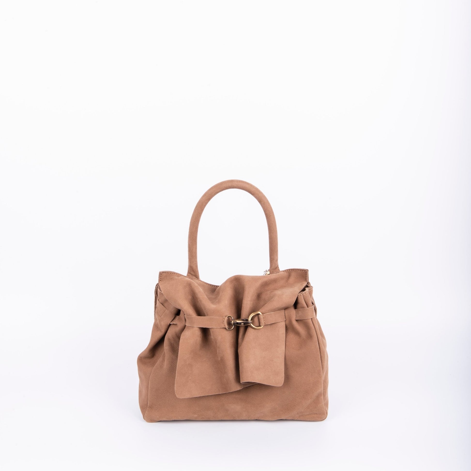 Sue long beach fango - borsa piccola a tracolla in pelle beige - Marta Ray