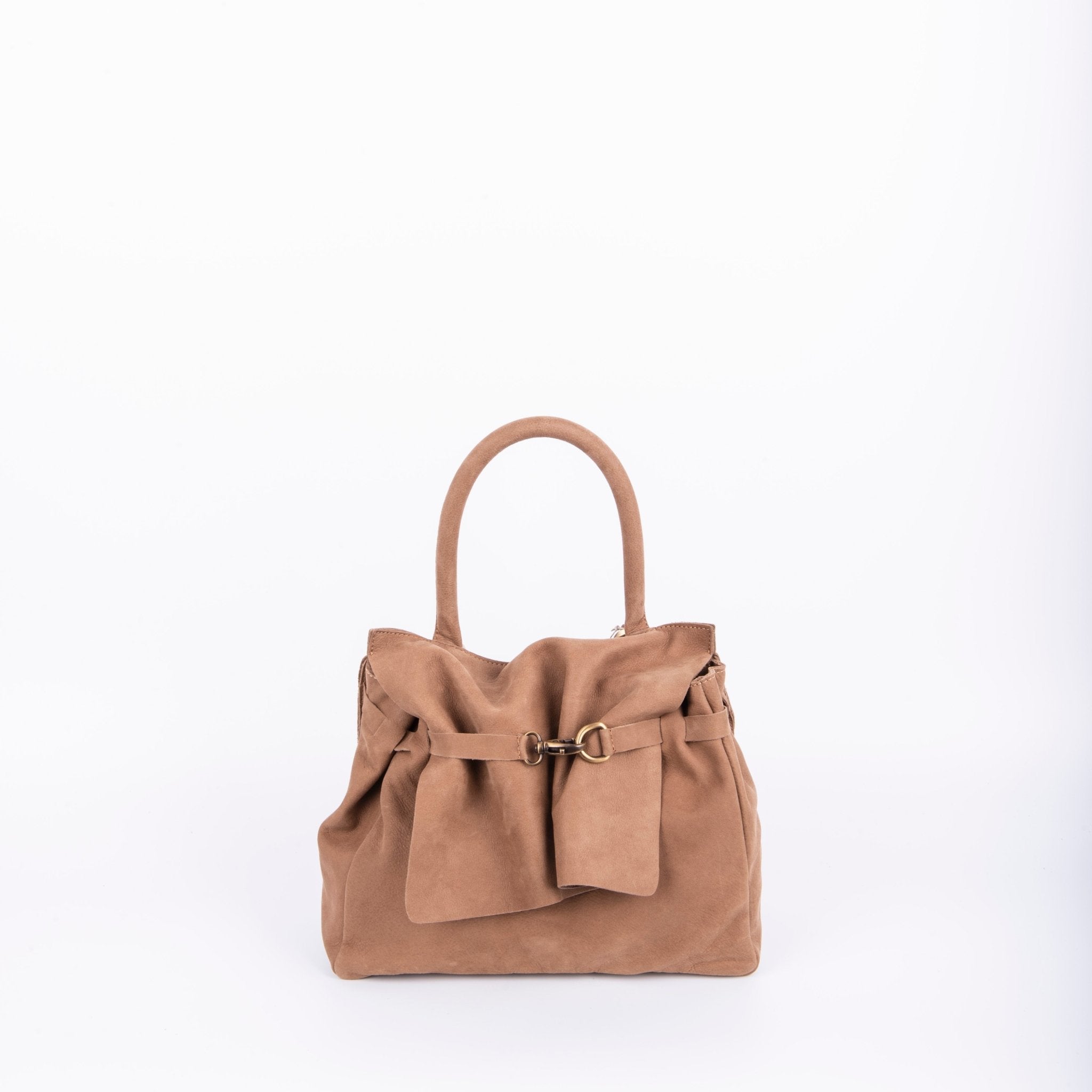 Sue long beach fango - borsa piccola a tracolla in pelle beige - Marta Ray
