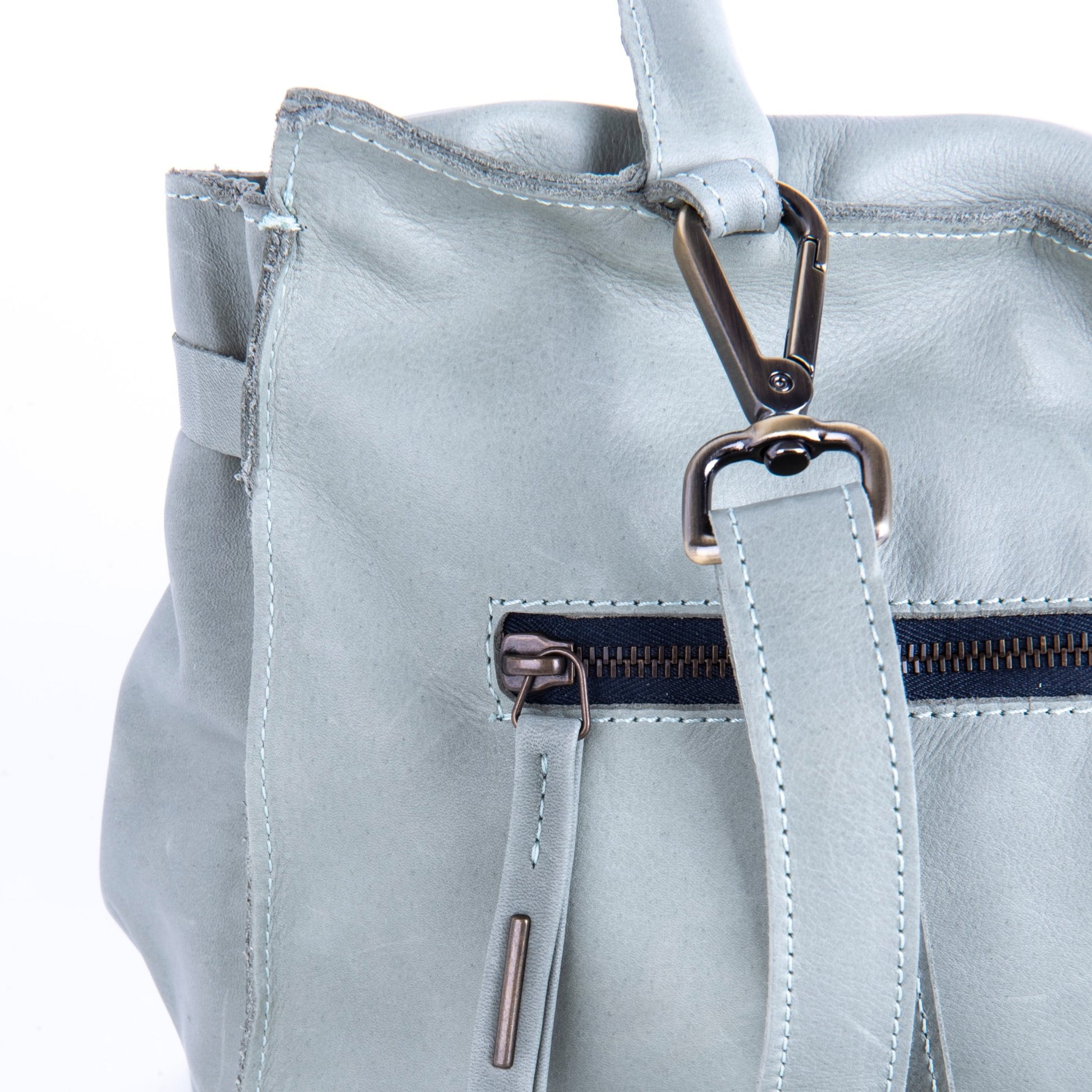 Sue mousse edera - borsa piccola a tracolla in pelle verde - Marta Ray