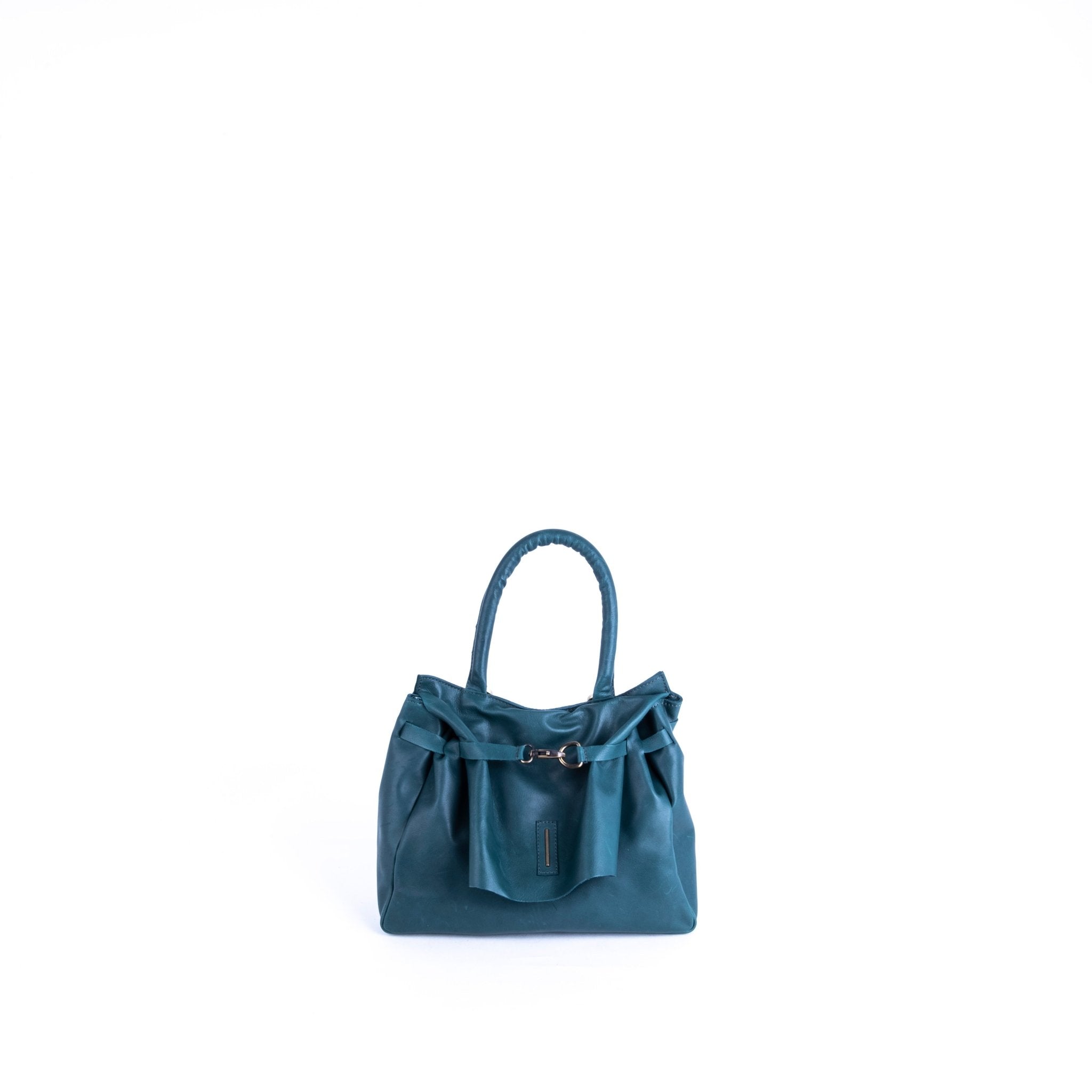 Sue mousse ottanio - borsa piccola a tracolla in pelle blu - Marta Ray