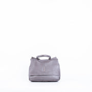 Sue mousse perlato smog silver - borsa piccola a tracolla in pelle grigia - Marta Ray