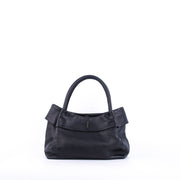 Suela bull nero - borsa a spalla morbida pelle nera - Marta Ray