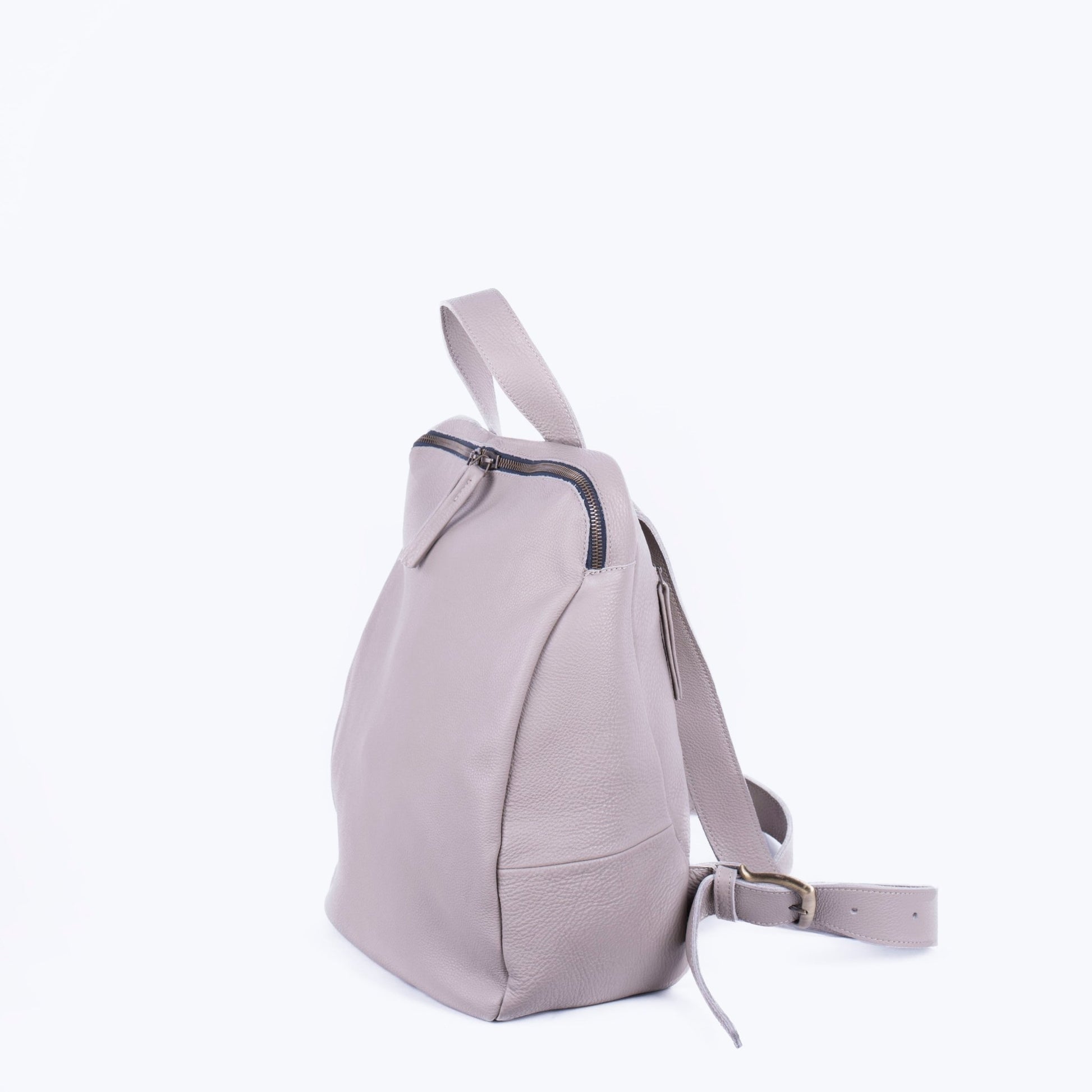 Suzan new york lino - zaino in pelle beige - Marta Ray