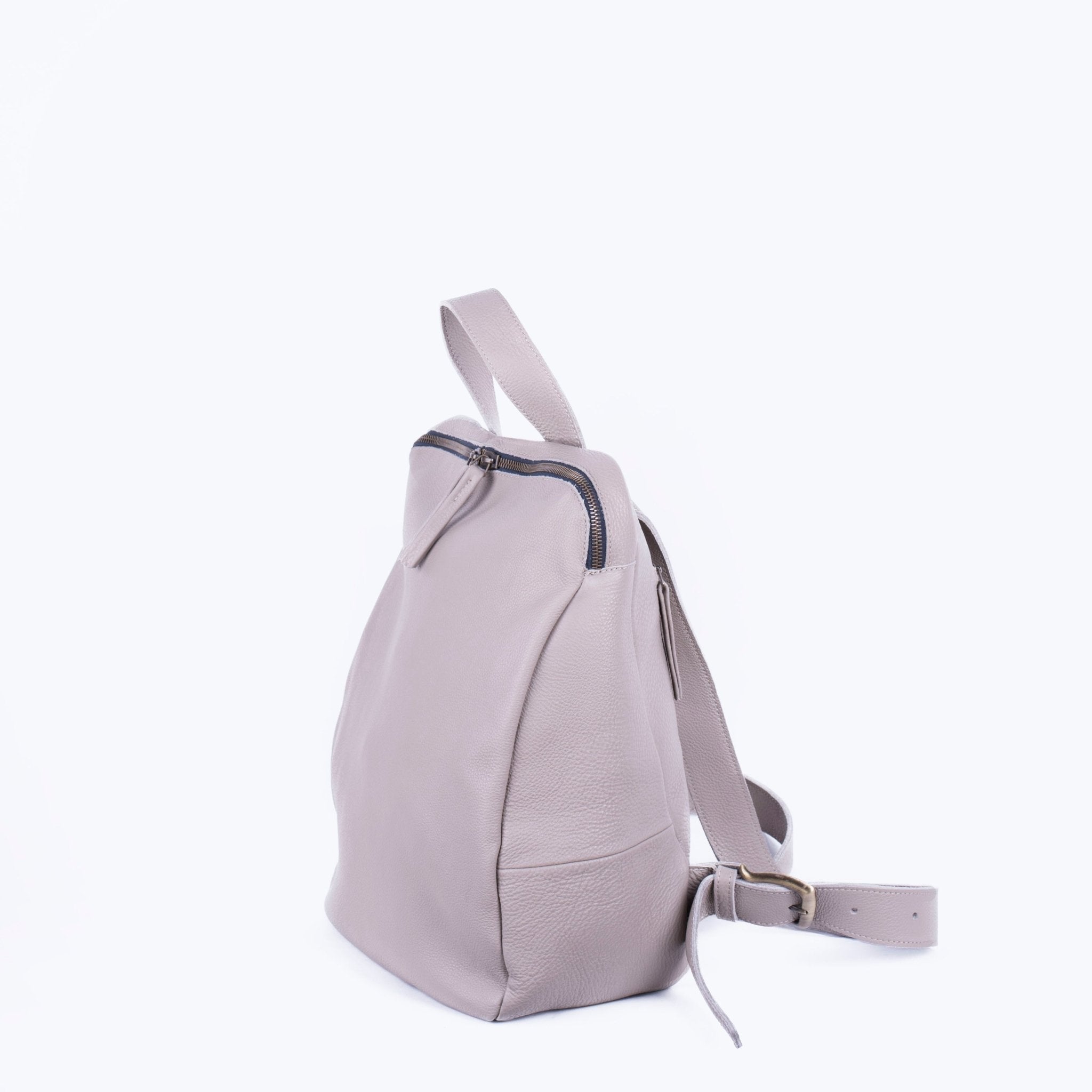 Suzan new york lino - zaino in pelle beige - Marta Ray