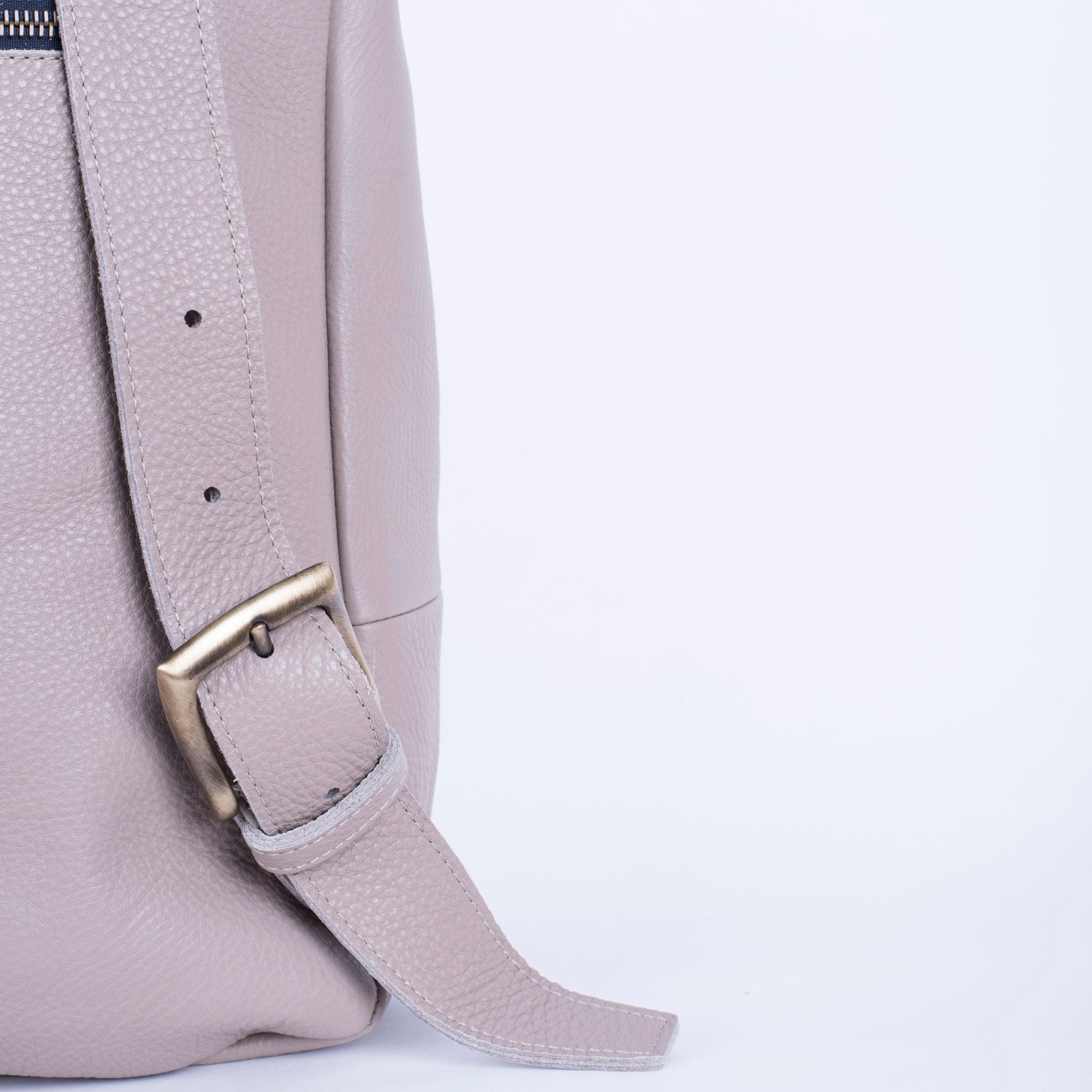 Suzan new york lino - zaino in pelle beige - Marta Ray